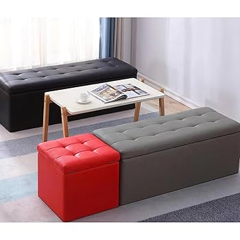 【SALE】キューブ型スツール （赤・レッド） 収納スツール(椅子・収納ボックス・引き出し1つ内蔵・折りたたみ